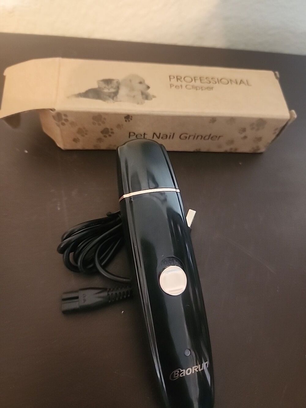 2-in-1 Pet Grooming Kit: Quiet Rechargeable Clipper & Nail Grinder Set - Fun!